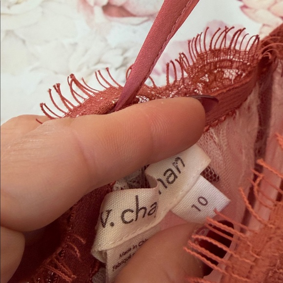 V. Chapman Fiorenza Midi Dress in Dusty Cedar - Picture 7 of 11